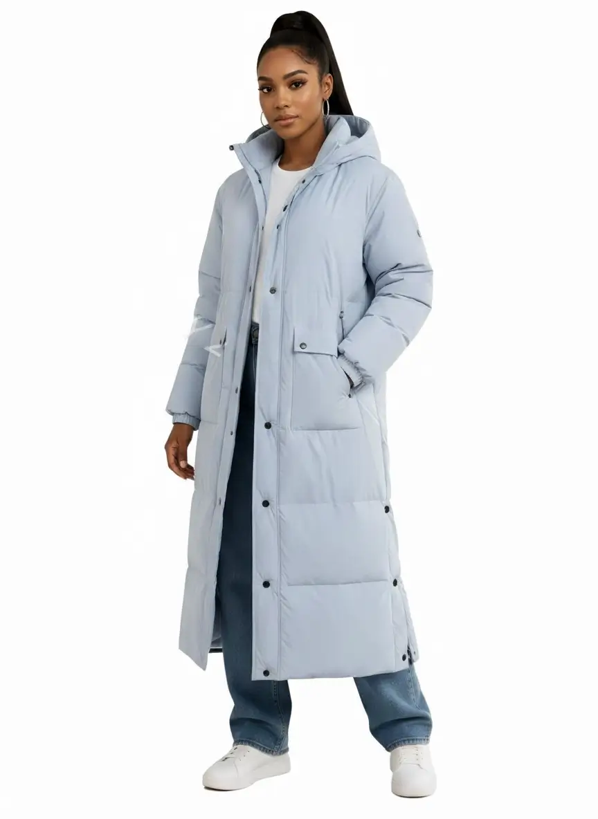 Winter Long Puffer Jacket – Warm & Stylish Cold Weather Coat