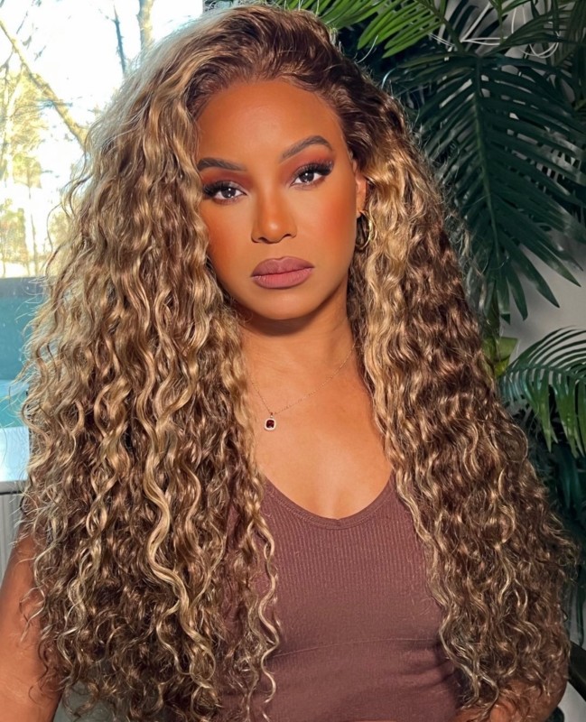 Water Weave 4x27 Full Frontal Glueless Wig