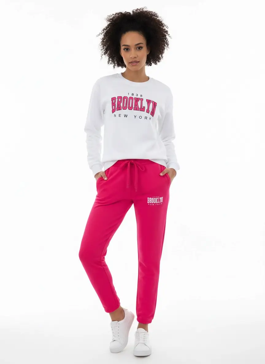 Brooklyn Graphic Hoodie and Trouser Set